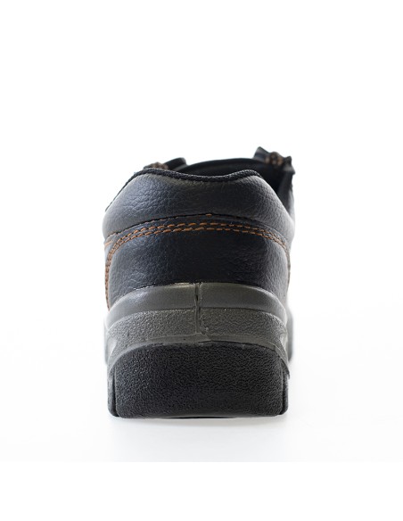 traducción texto en DUMIO, chaussure S1P en cuir de vachette noir avec lacets