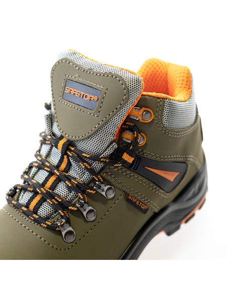 CANCIO, stivale S3 HRO 300ºC realizzato in nabuk khaki