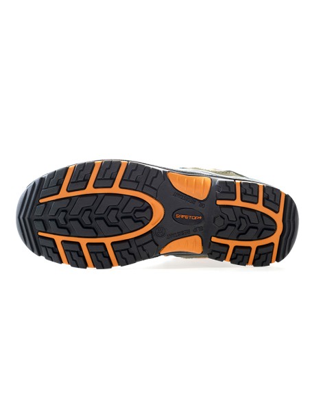 bota CANCIO S3 HRO 300ºC feita em nobuck khaki