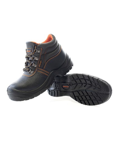 ABELIO, stivale in pelle bovina con lacci S1P