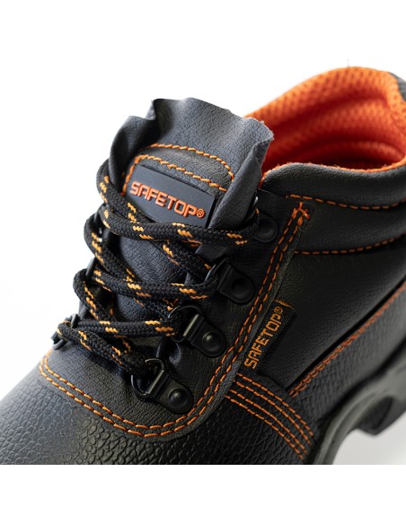 PACIÓ, botte S3 en cuir de vachette avec lacets