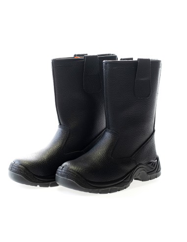 OHIO, bota de cano médio S3, em couro de búfalo