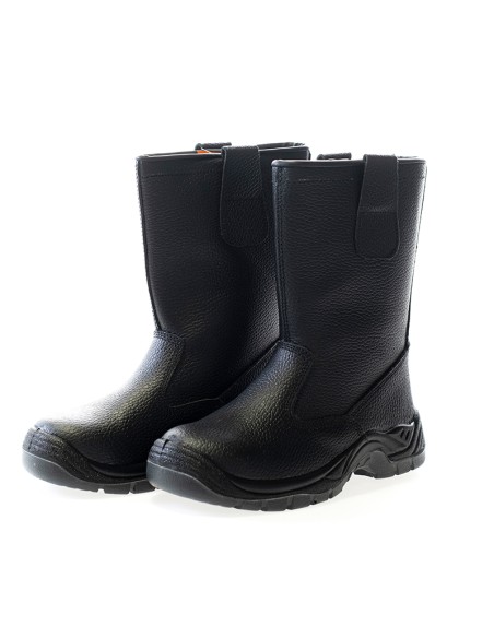 OHIO, bota de cano médio S3, em couro de búfalo