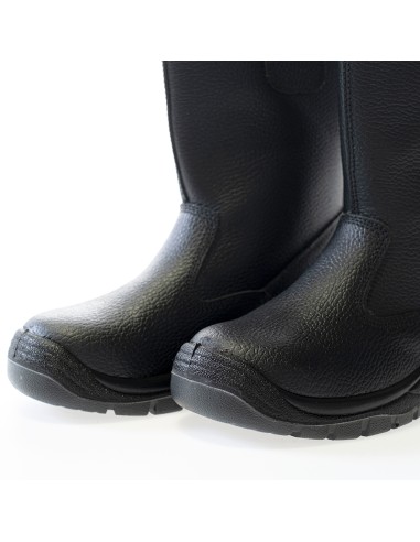 OHIO, botte mi-haute S3, en cuir de buffle