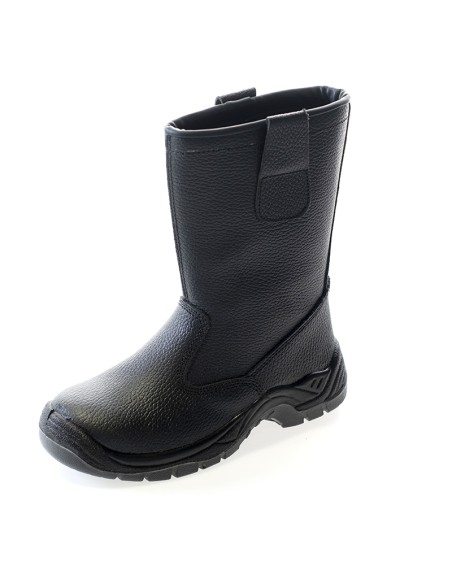 OHIO, bota de cano médio S3, em couro de búfalo