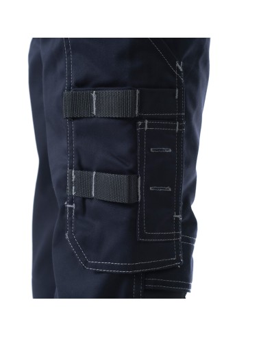 TRIVES, pantalon Stretch coton Oxford bleu, tailles S-3XL