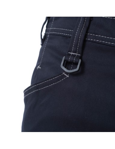 TRIVES, Stretch trouser cotton Oxford blue, sizes S-3XL