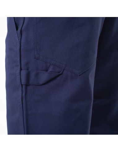 ORTO, pantaloni 100% cotone blu navy taglie XS-3XL