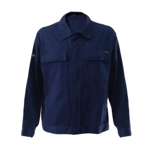 ARBO, veste 100% coton bleu marine tailles S-2XL