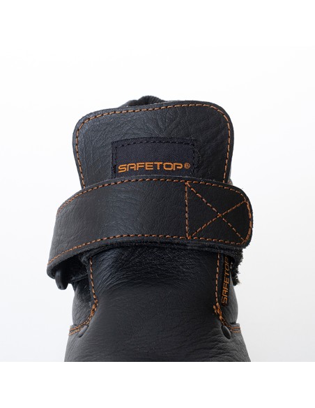 tradução texto em AMIO, bota S3, velcro e cordões interiores soldadura)