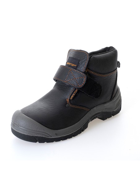 AMIO, boot S3, velcro and inner laces welding