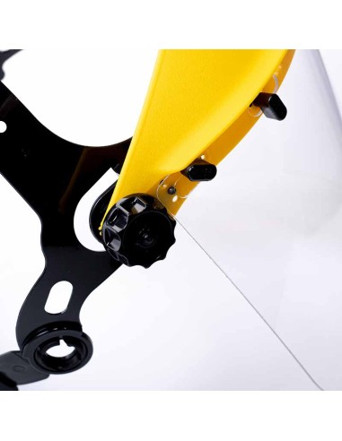 FACY, schermo facciale trasparente con visiera da 200x395, 1B