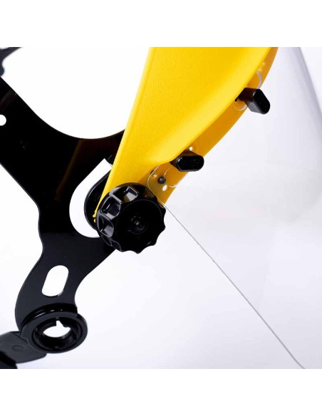 FACY, schermo facciale trasparente con visiera da 200x395, 1B
