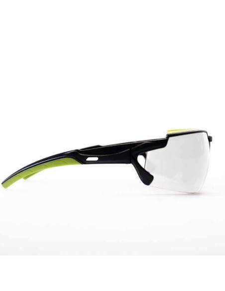 POMPEIA, Lunettes Sport noir-vert Lentilles claires