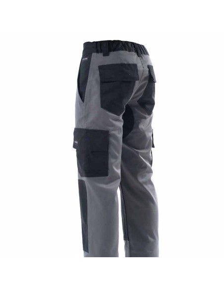 GROVE, pantalone multitasche grigio-nero taglia S-3XL