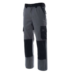 GROVE, pantalone multitasche grigio-nero taglia S-3XL
