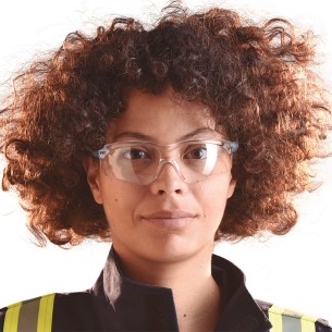 PHOEBE, universal anti-fog clear eye glasses, 1F 2