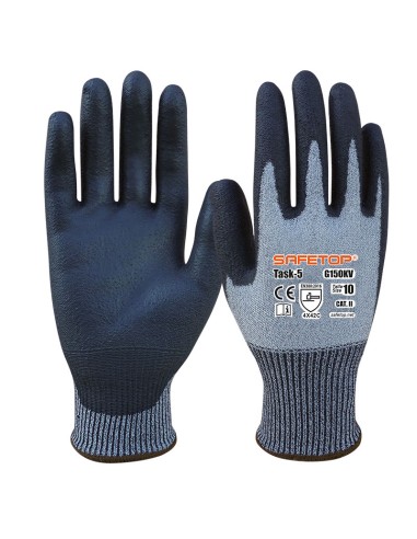 Guanto antitaglio C in poliuretano granulato TASK-5