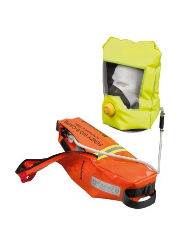 BIO-S-CAPE máscara escape aire comprimido c/cilindro acero 3 LT
