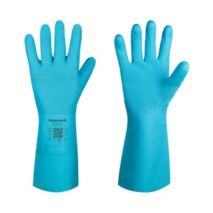 FLEXTRIL FLOCKED, guanto nitrile alimentare+chimico