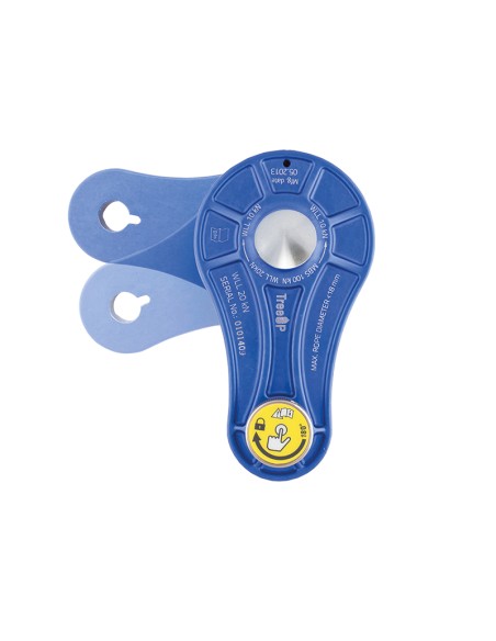 POLEA PinLock, med lås för rep upp till 18 mm EN12278