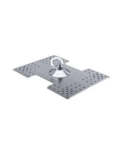ANCHORAGE FOR SANDWICH SHEET +0.50mm WITH RIVETS AND HOOK