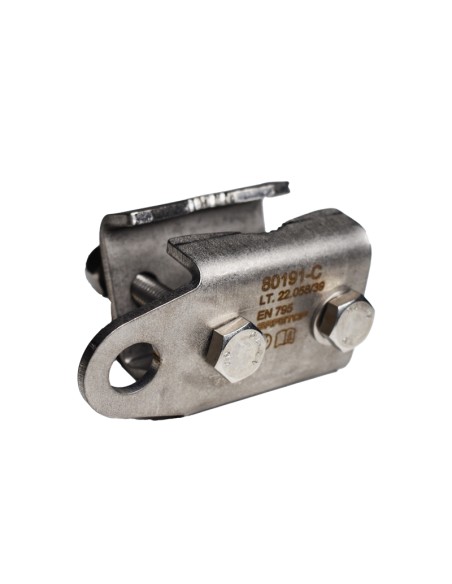 GRIFFE TYPE COLL AVEC VIS ET ÉCROUS INCLUS DANS L'ANCRAGE 80191