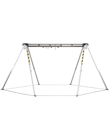 TRÉPIED ARAIGNÉE, AVEC RAIL 230 cm ET TRÉPIED, ADAPTÉ POUR 2 PERSONNES 6 PATTES