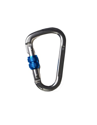 SCREW LOCKING CARABINER, ALUMINIUM