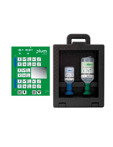 COMBI BOX, armario pared con solución salina 500 y PH neutro 200