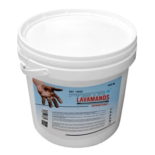 פסטה Safetop Lavamanos plasticfree לבנה מיכל של 4 ליטר