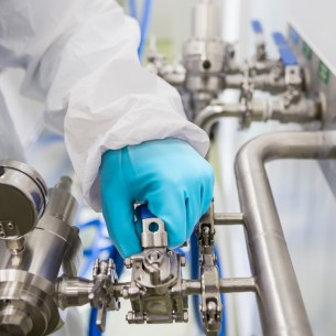 قفاز فلكستريل المبطن، قفاز من النتريل مناسب للطعام والمواد الكيميائية 2