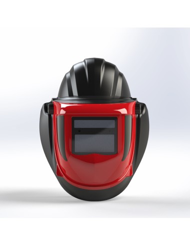 SHOCK-SHELL, schermo di saldatura automatico con casco