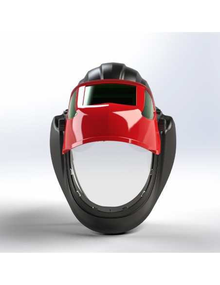 SHOCK-SHELL, auto-darkening welding helmet with hard hat