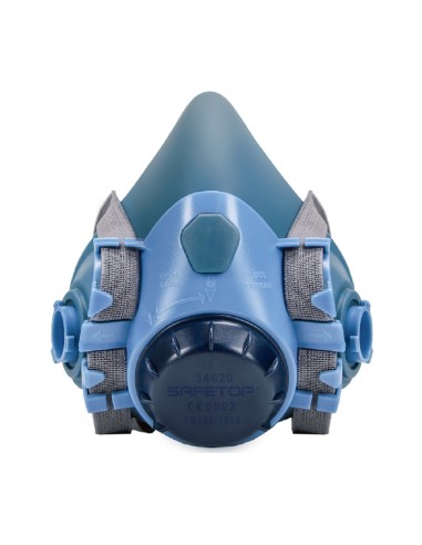 SEMI MÁSCARA SAFETOP Série 4600 de Silicone Tamanho M/L