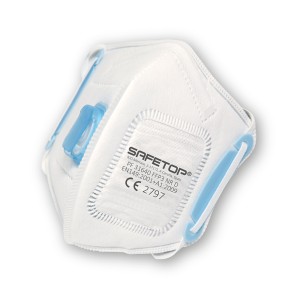 FFP3 Mask with valve+membrane NR D folding vertical