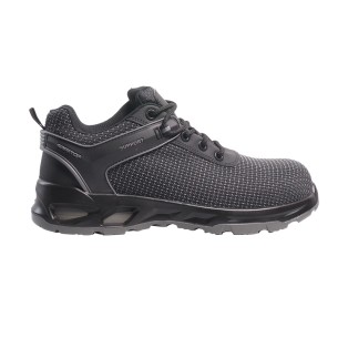 AMANTIO shoe S3, dual density sole, grey PUROTECH fabric