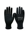FEATHER TASK, synthetic polyurethane black glove
