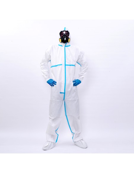 SKINGARD-PLUS Series, Buzo Blanco Anti-estático Cat.III tipo 4, 5, 6