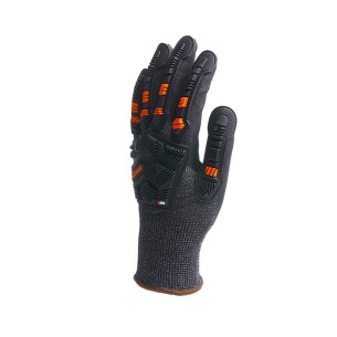 NITIMPACT, anti-impact glove "P", cut E and nitrile palm 2