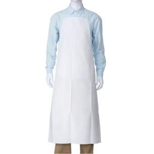 WHITE PE APRON 69x107 cm, pack of 100 pcs.