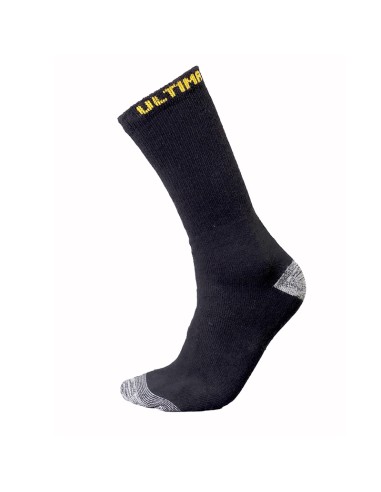 ULTIMATE, chaussettes de travail longues noires (Pack de 3 paires)