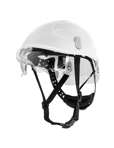 MONTANA, Capacete dieléctrico EN397, EN50365 com jugular e visor transparente
