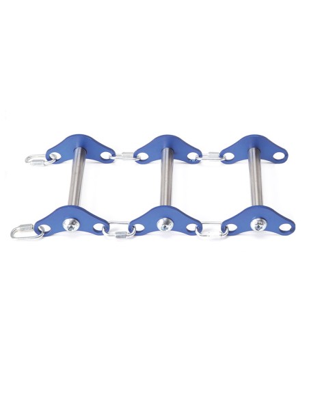 PROTECTOR para bordes, de aluminio y acero inox, 300mm