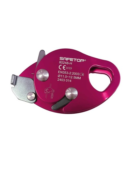 GRABALP, altochute in alluminio per corda 11-12,5 mm