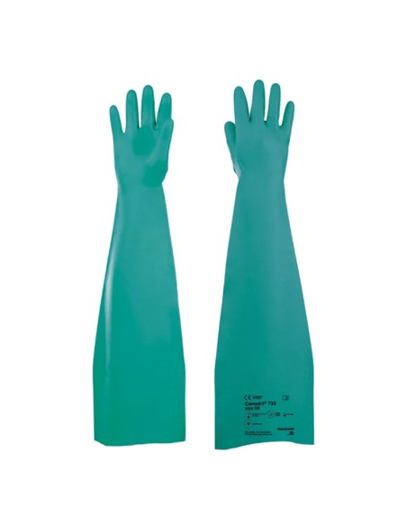 CAMATRIL 733 NV, Long Sleeve Nitrile Glove Chemicals