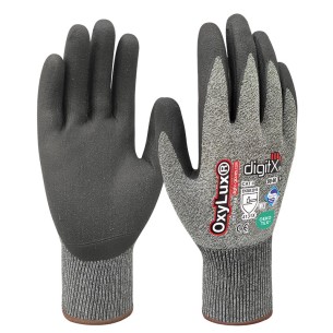 OXYLUX, Gant en nylon-spandex et nitrile satiné