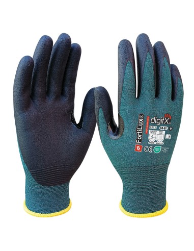FORTILUX, Gant anti-coupure B mousse nitrile, 18g, renforcement, OEKO-Tex