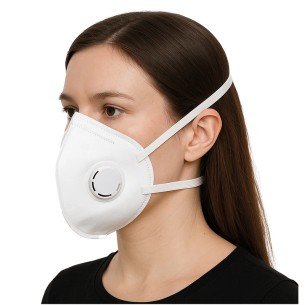 FFP3 NR, mascarilla plegable vertical con válvula 2