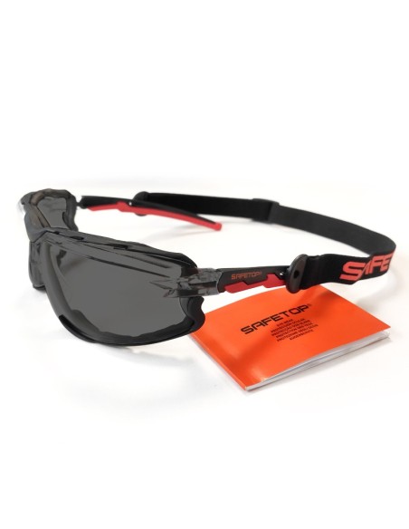 PRAETORIUS-PLUS SMOKE, PC Goggles, Removable Strap, Facial Seal, FNKT